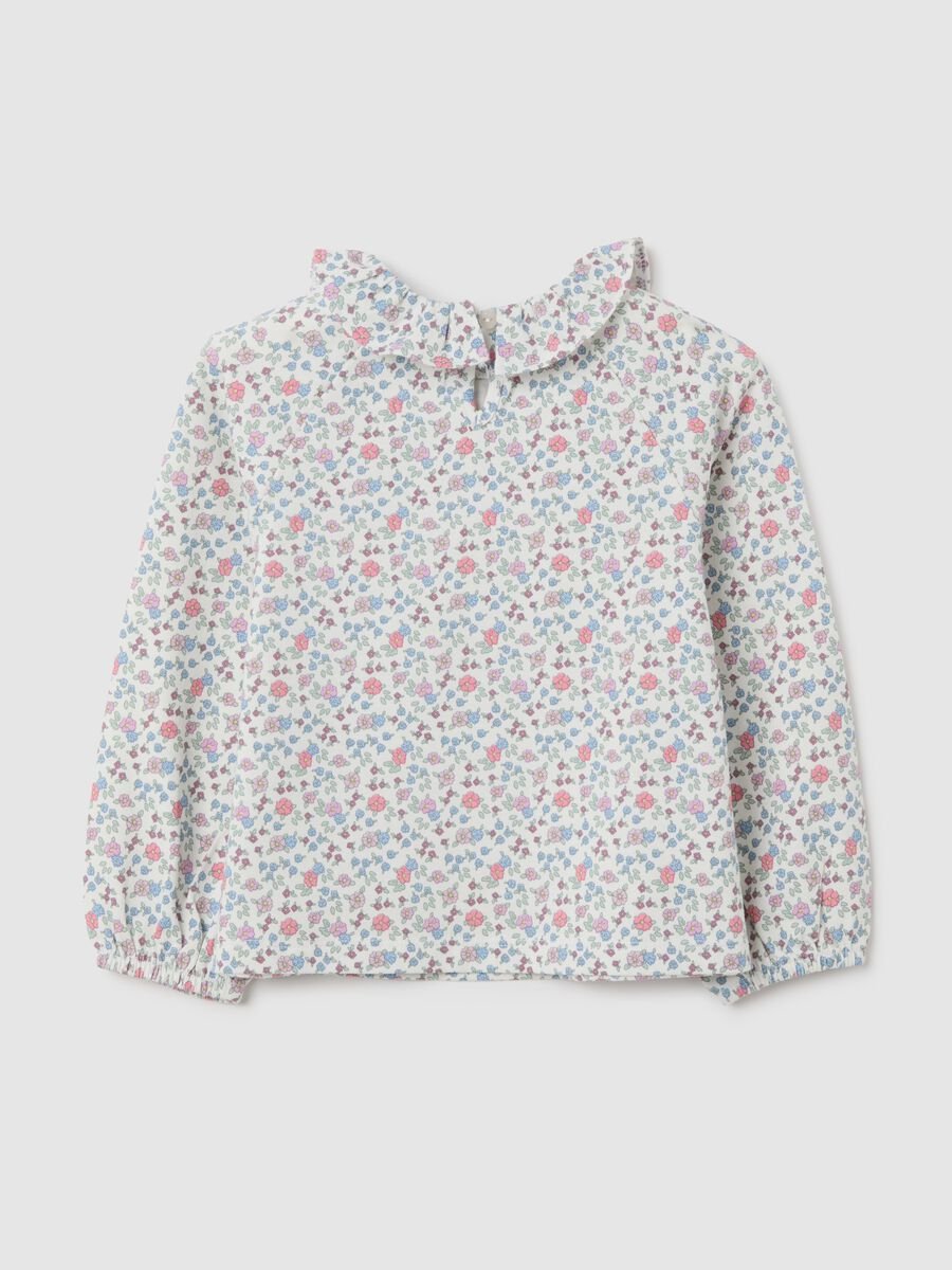 Girl's Regular Fit Multicolour Cotton Blouse_1