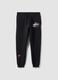 Pantaloni sportivi neri in misto cotone con stampa Miami Heat_0