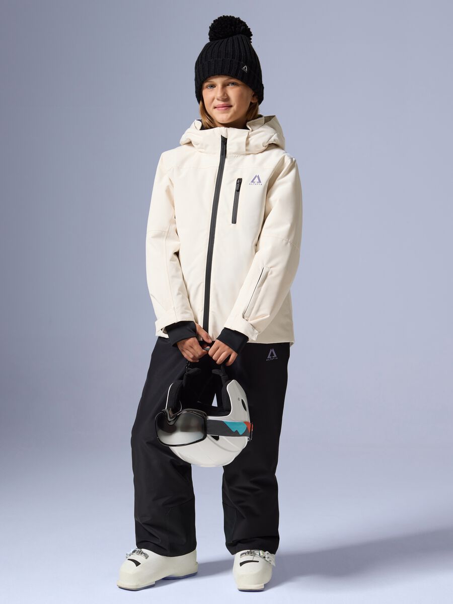 Ribbed Knit Hat with Pompon ALTAVIA WITH DEBORAH COMPAGNONI_0