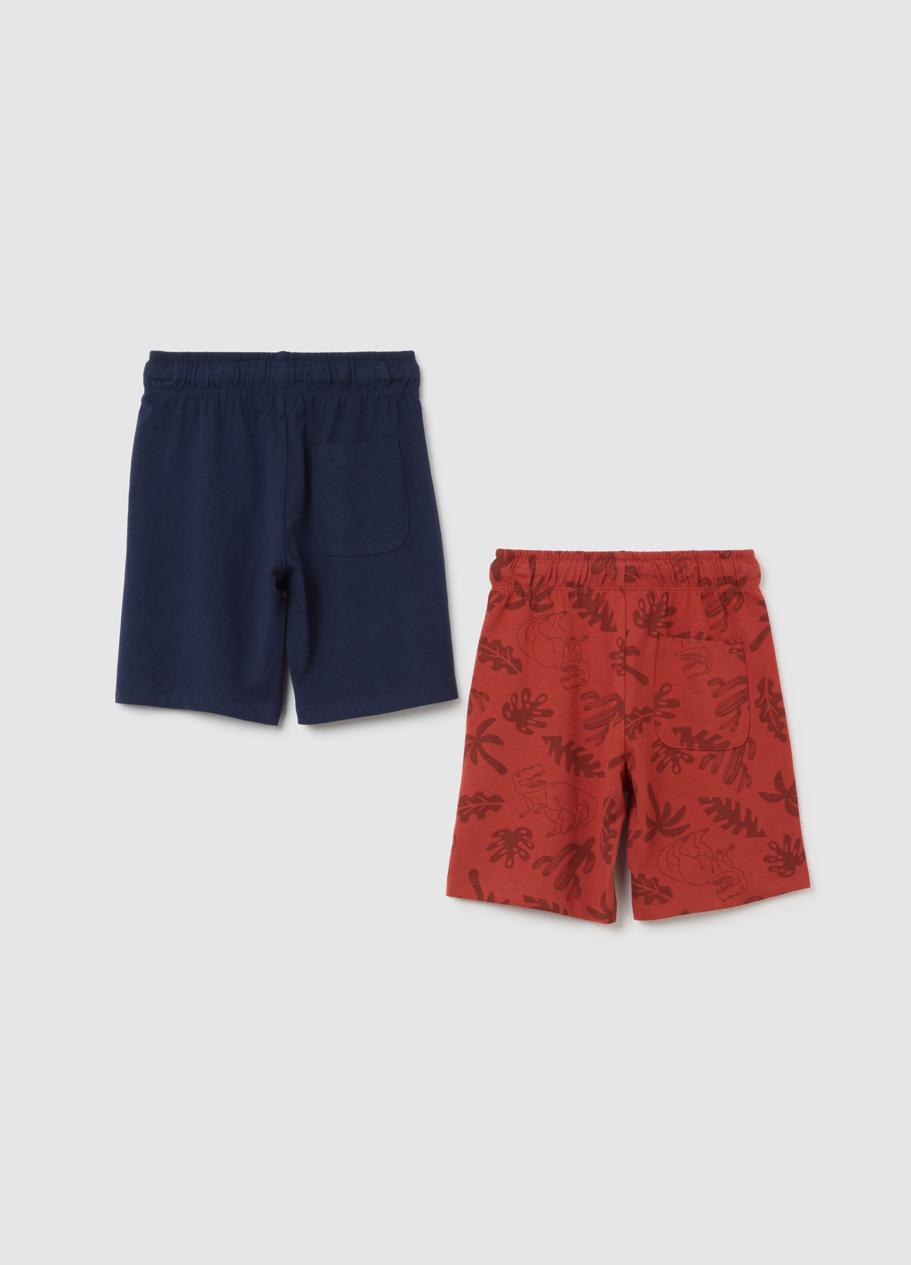 Set di pantaloncini da bambino in puro cotone multicolor regular fit