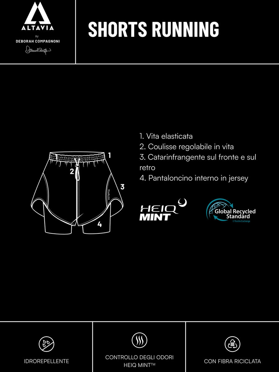 Shorts running ALTAVIA WITH DEBORAH COMPAGNONI_11