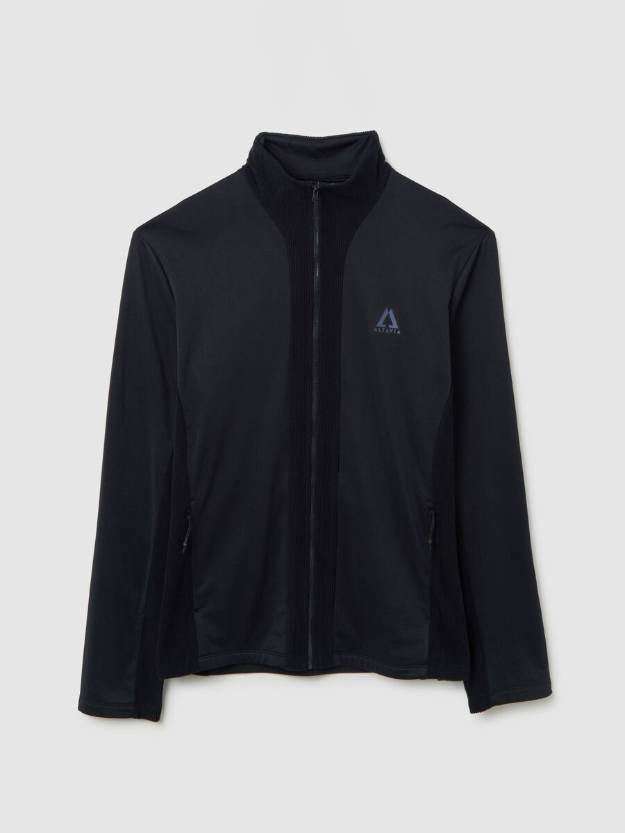 ALTAVIA WITH DEBORAH COMPAGNONI Full Zip Waffle Fleece_4