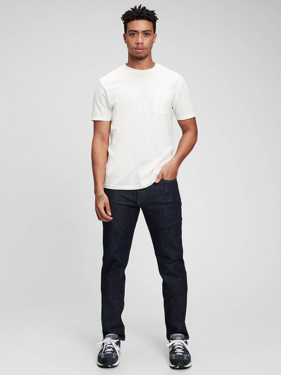 Straight-fit stretch jeans_0