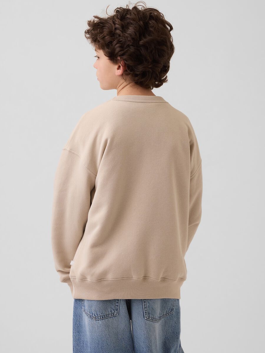 Cotton-blend crew-neck sweatshirt_1