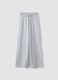 Grey pure cotton baggy jogger trousers_0