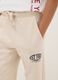 Boys' beige jogger trousers in pure cotton regular fit_2