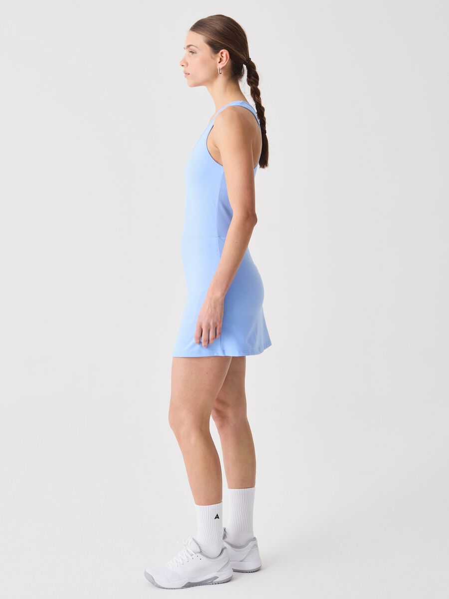 SLAZENGER light blue sports dress in stretch fabric_1