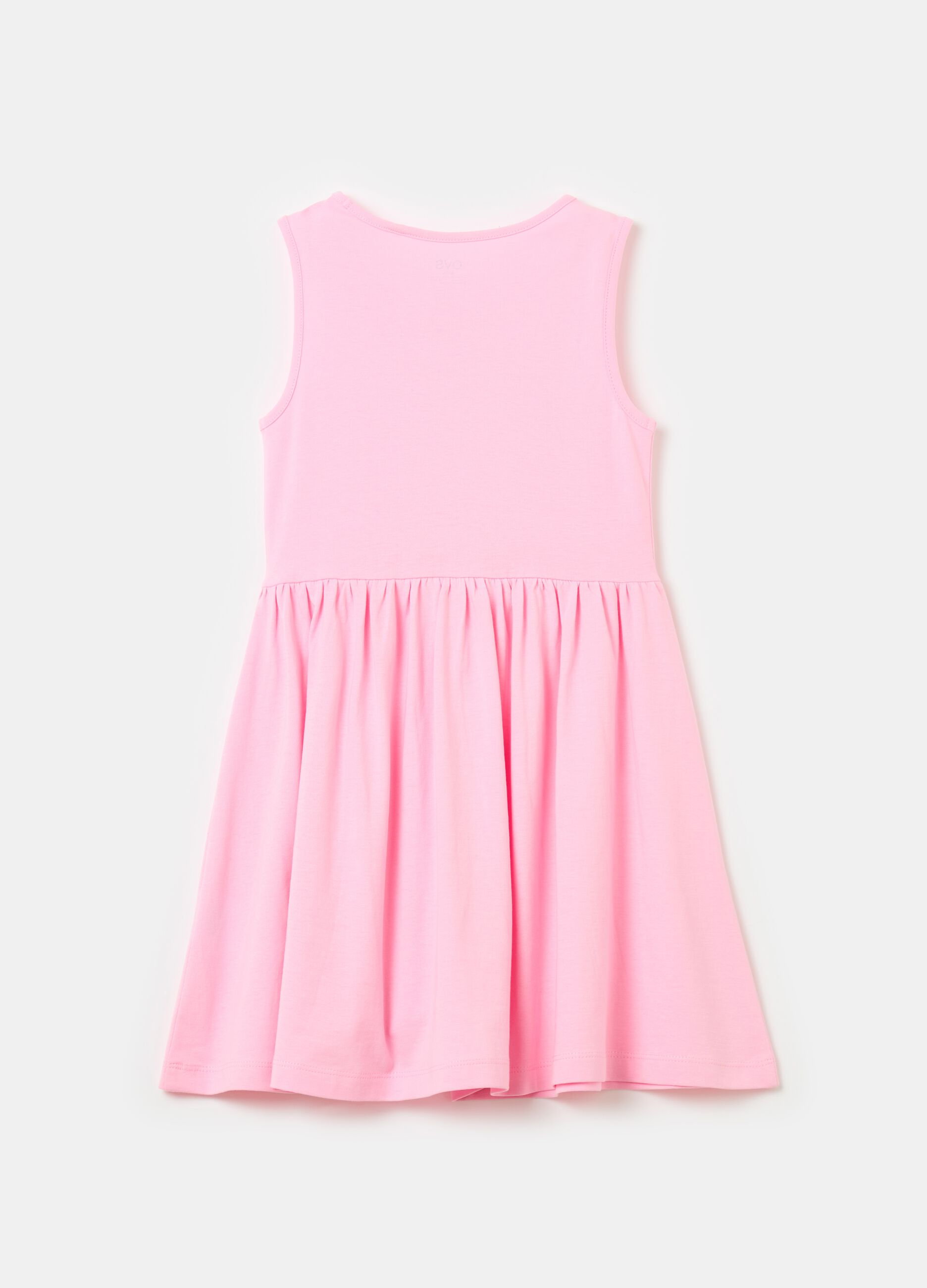 Sleeveless cotton dress