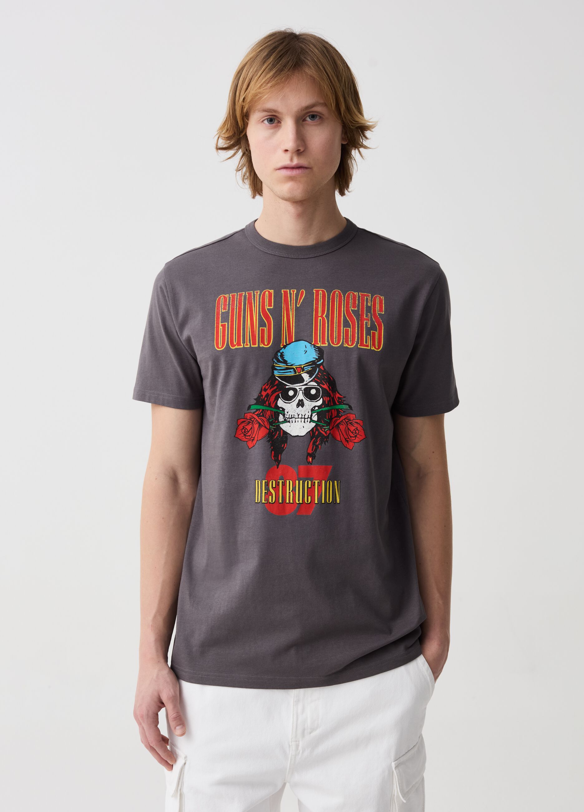 Ovs T-shirt con stampa Guns N' Roses