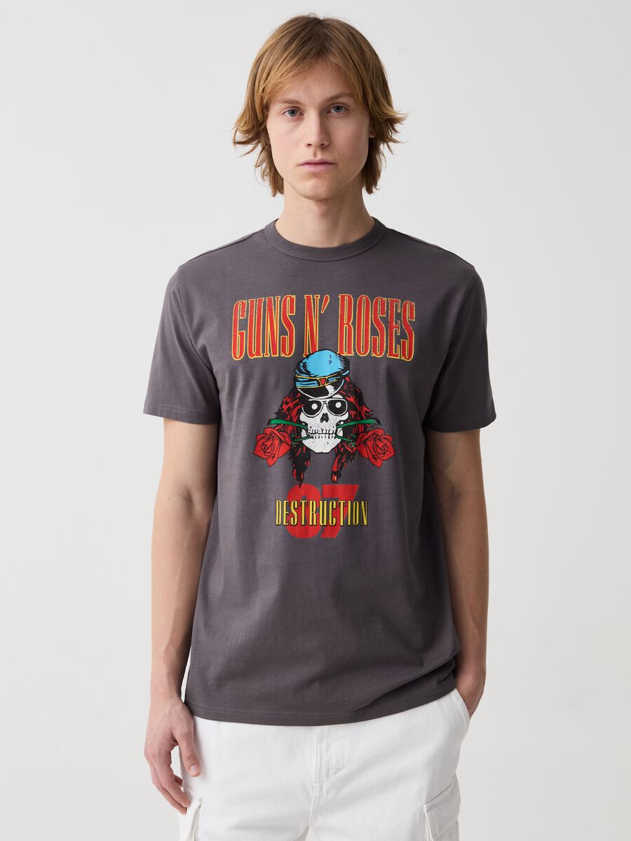 T-shirt with Guns N' Roses print_0