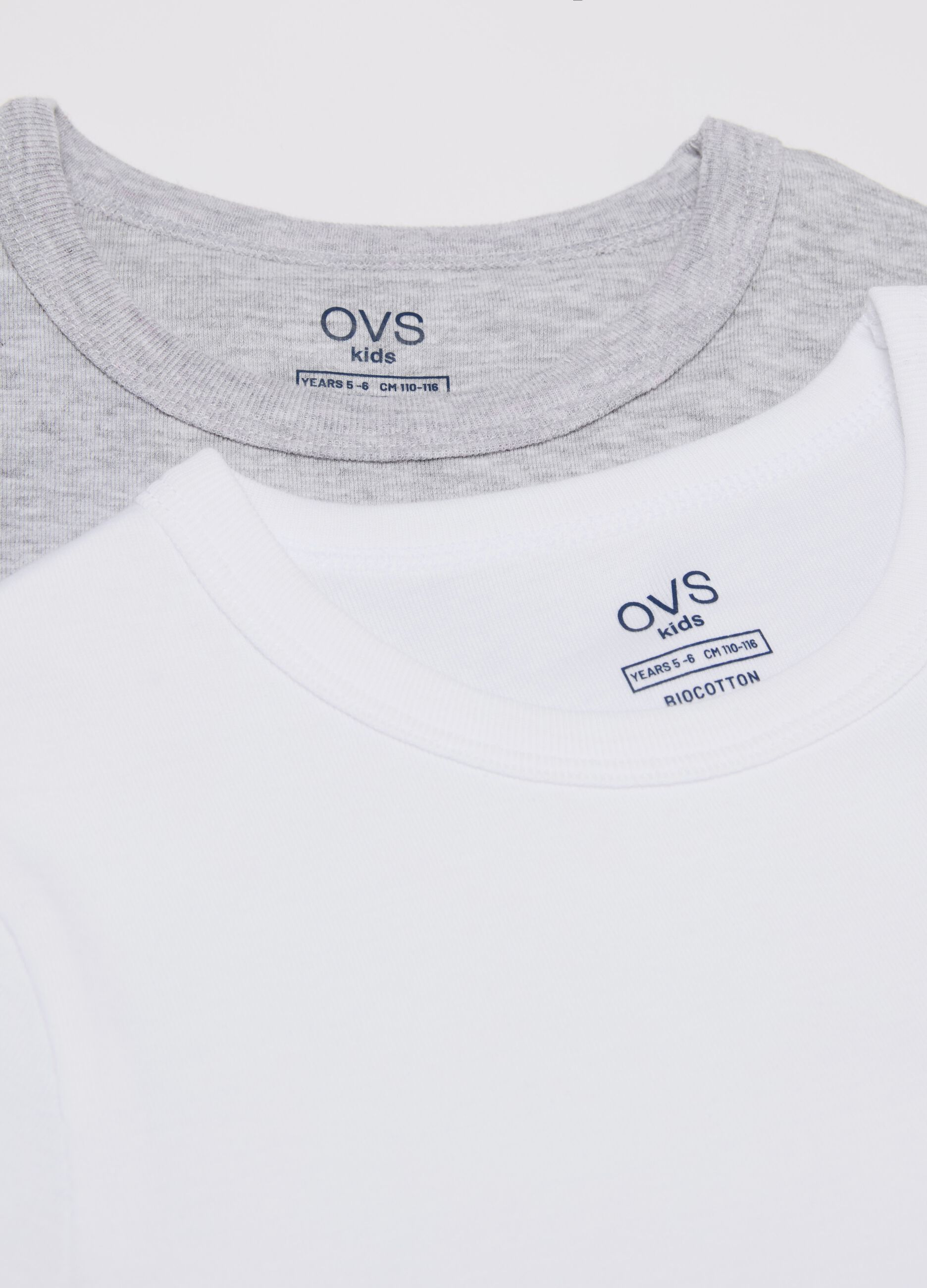 Two-pack organic cotton undershirts