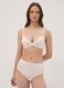 Pink high-waisted Brazilian briefs in stretch fabric with a shaping effect_0
