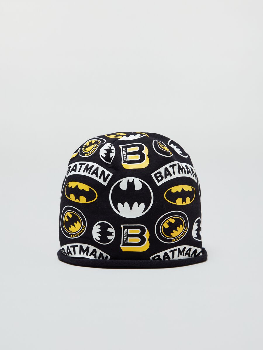 Berretto in cotone stretch stampa Batman_1