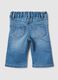 Baby girl's blue cotton blend wide leg jeans_1