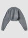 Grey Cropped Shrug Sweatshirt_6