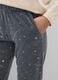 Grey Regular Fit Cotton Blend Pyjama Trousers_3