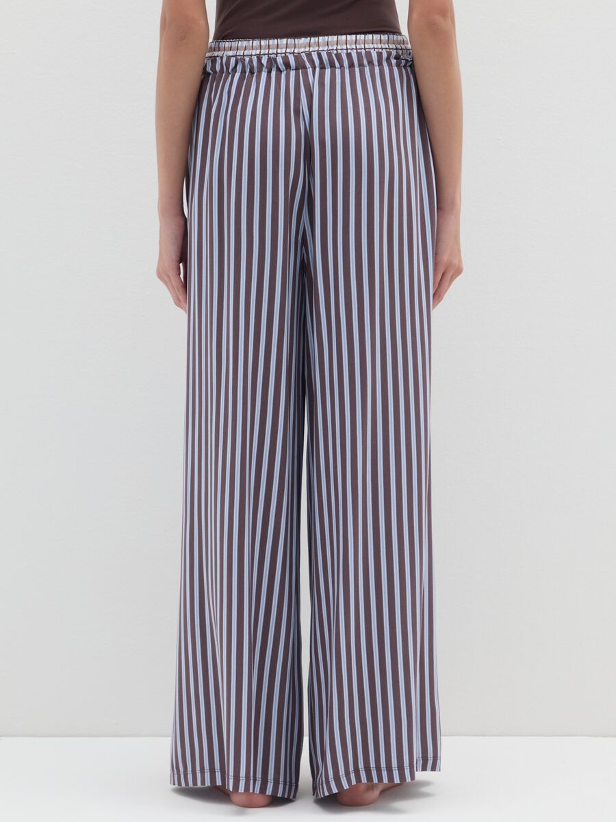 Brown Striped Pyjama Trousers_2
