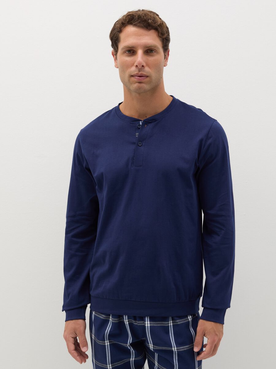 Long pyjamas with granddad neckline_1