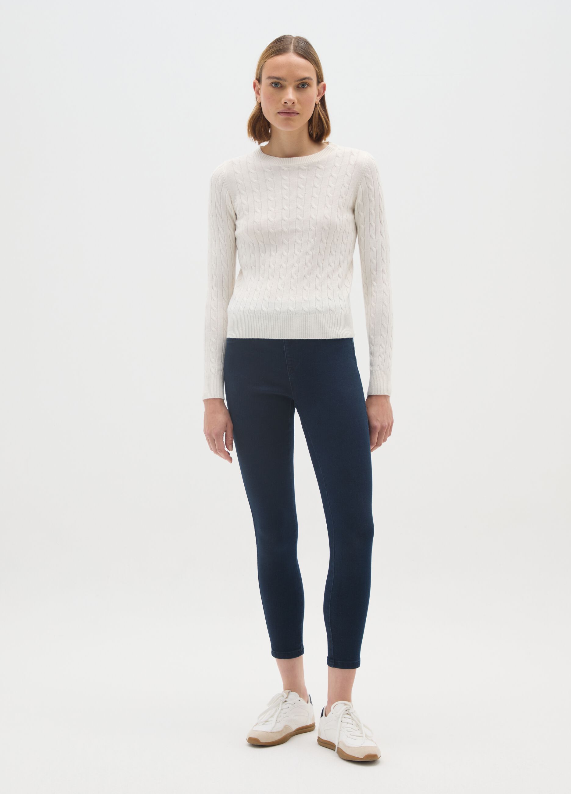 OVS Elasticated Blue Jeans