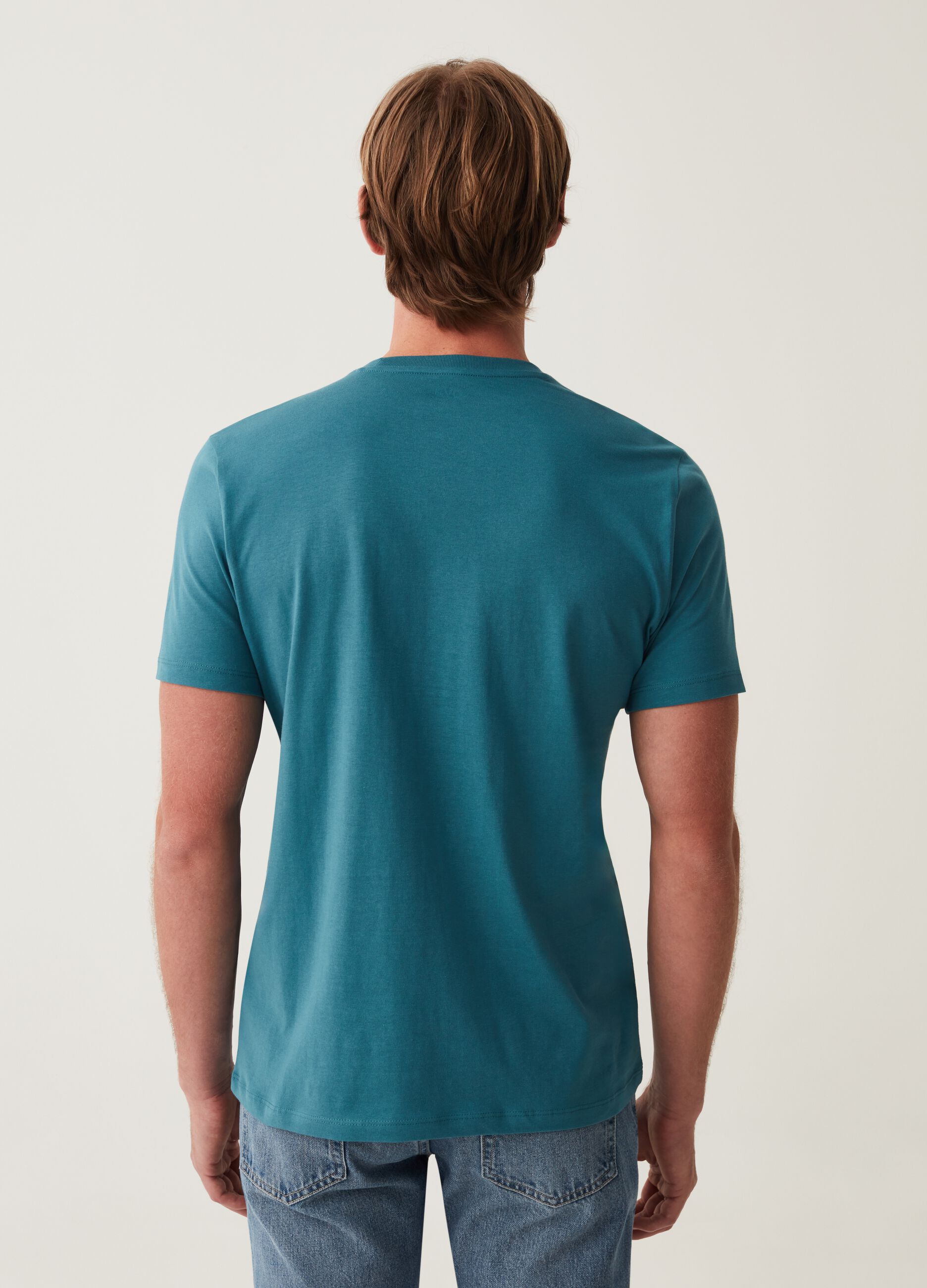 Bipack t-shirt con scollo rotondo