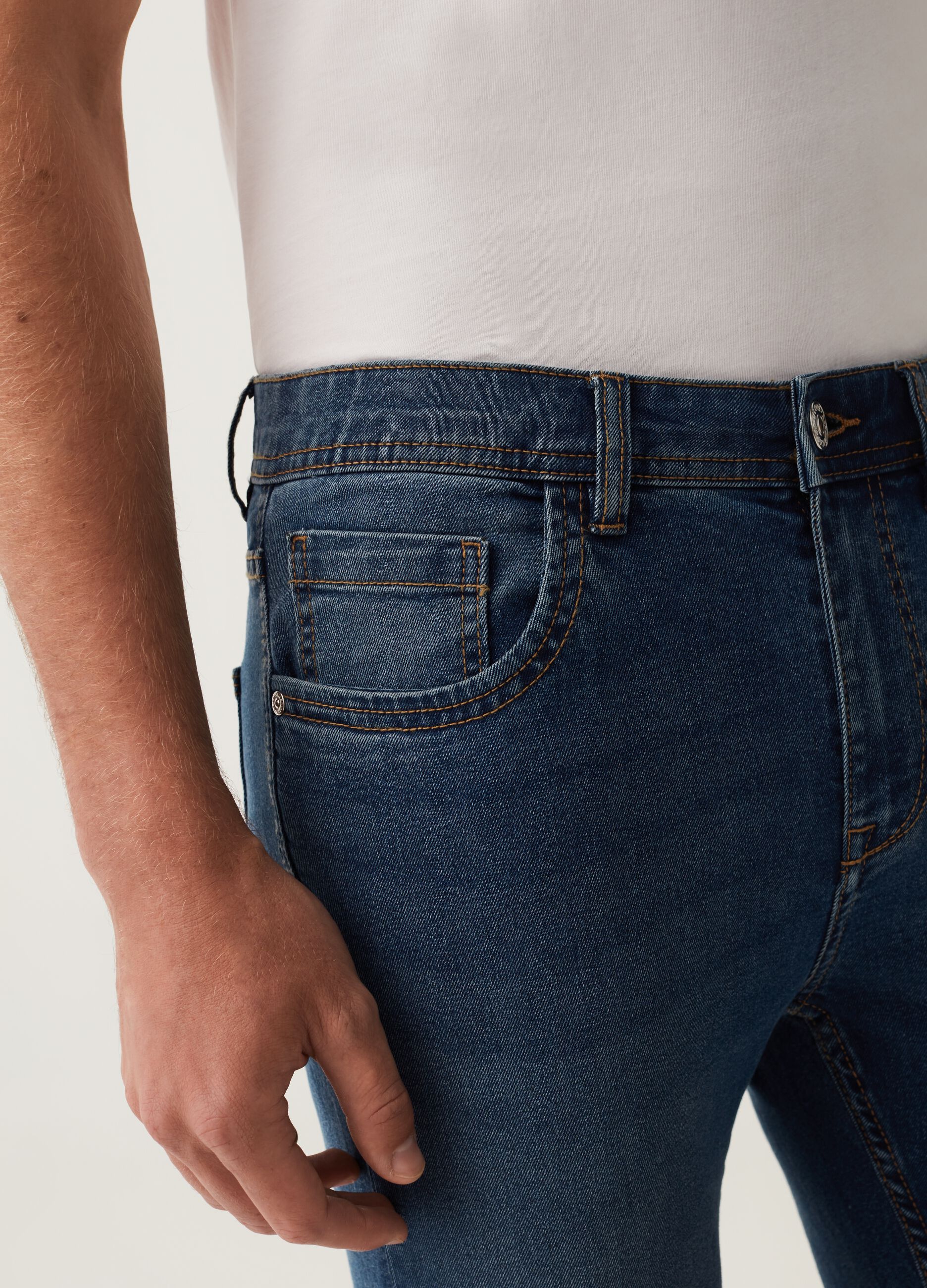 Jeans super skinny fit cinque tasche_3