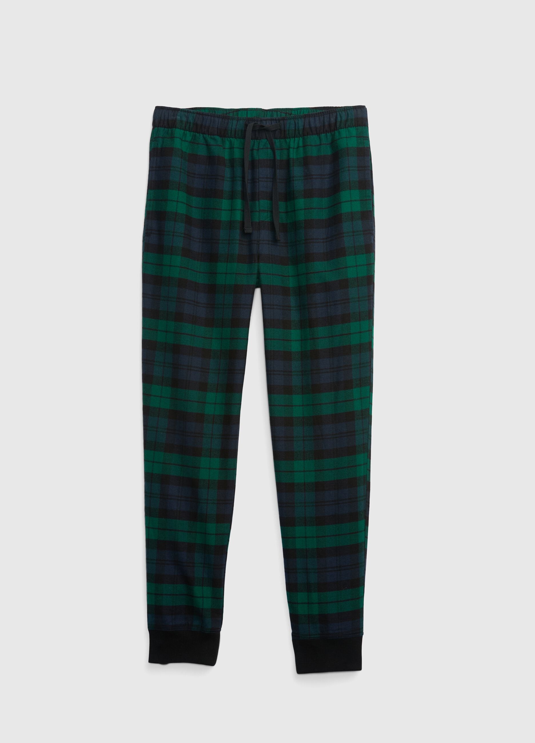 Tartan pyjama bottoms
