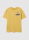 Yellow Pure Cotton T-shirt Relaxed Fit_4