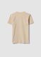 Beige pure cotton regular-fit boys&rsquo; T-shirt with prints_4