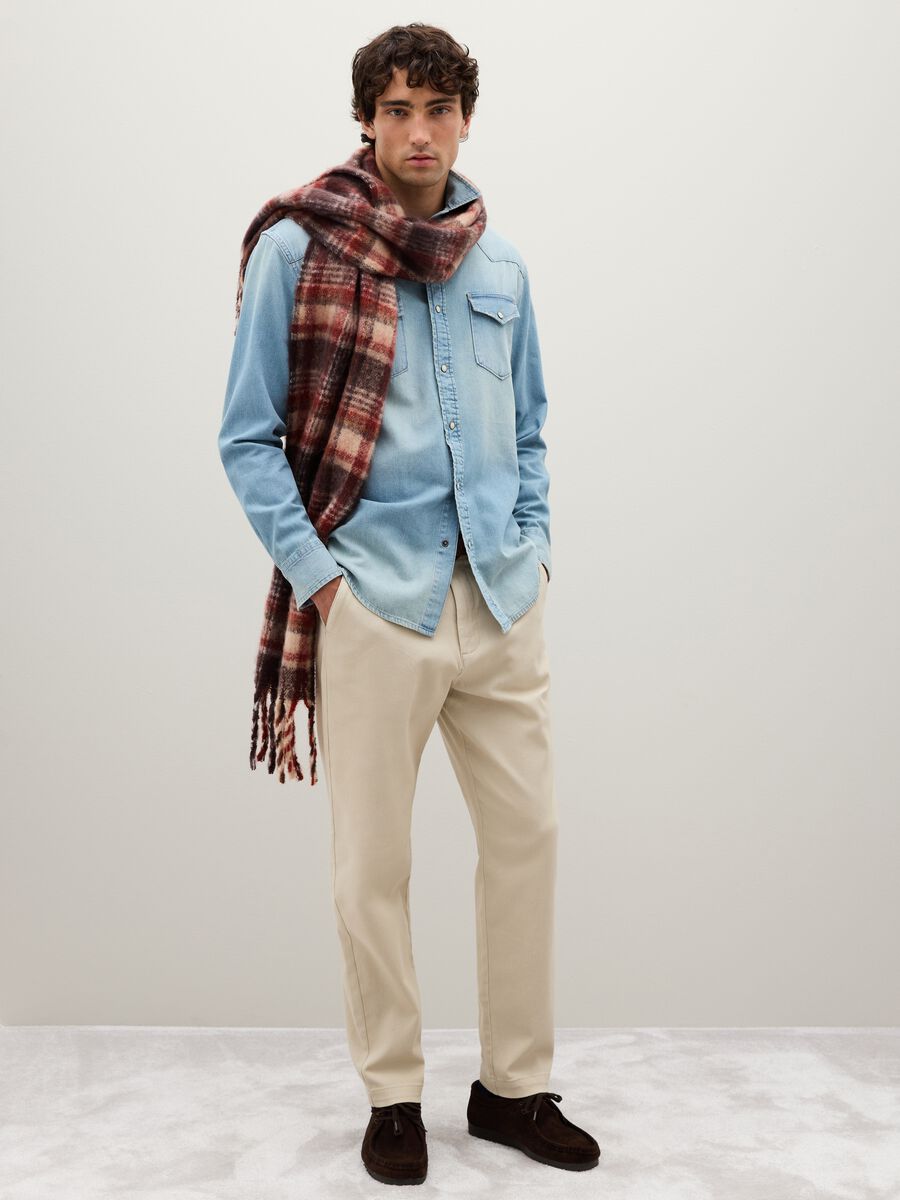 Multicolour Checked Scarf_0