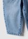 Blue denim jeans in cotton blend regular fit for baby girl_3