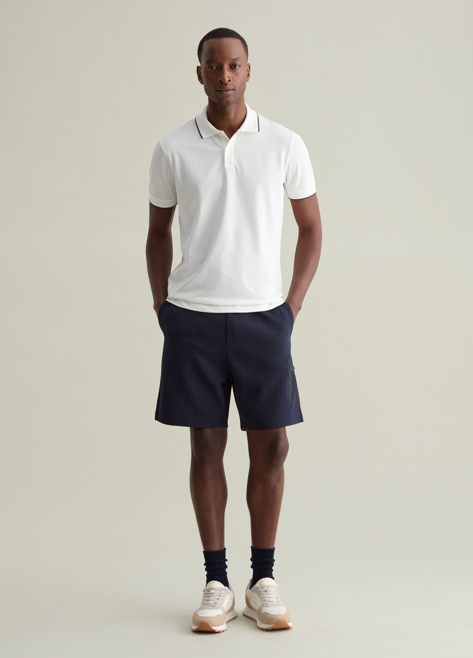 Bermuda jogger in tessuto tecnico