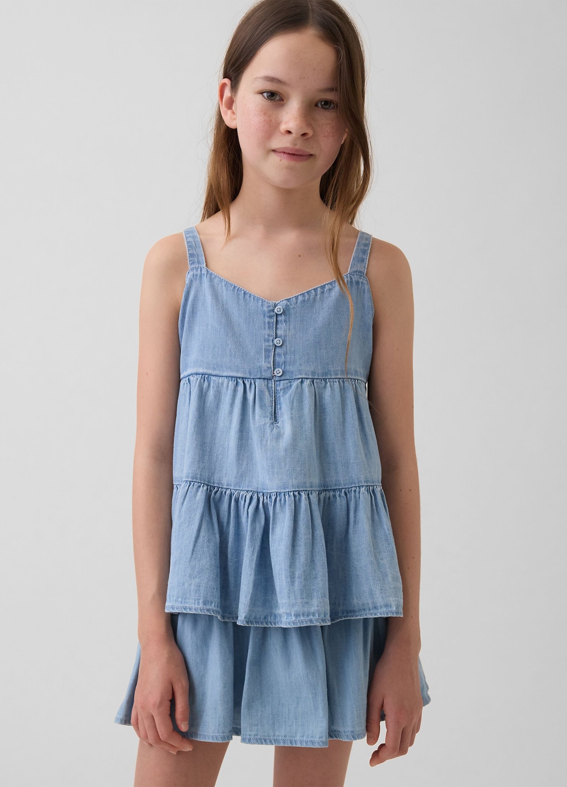 Pure cotton denim top