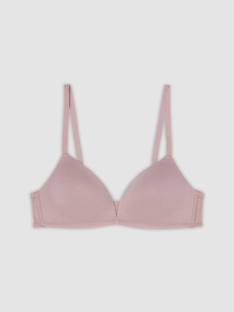 Reggiseno viola imbottito in cotone organico_4