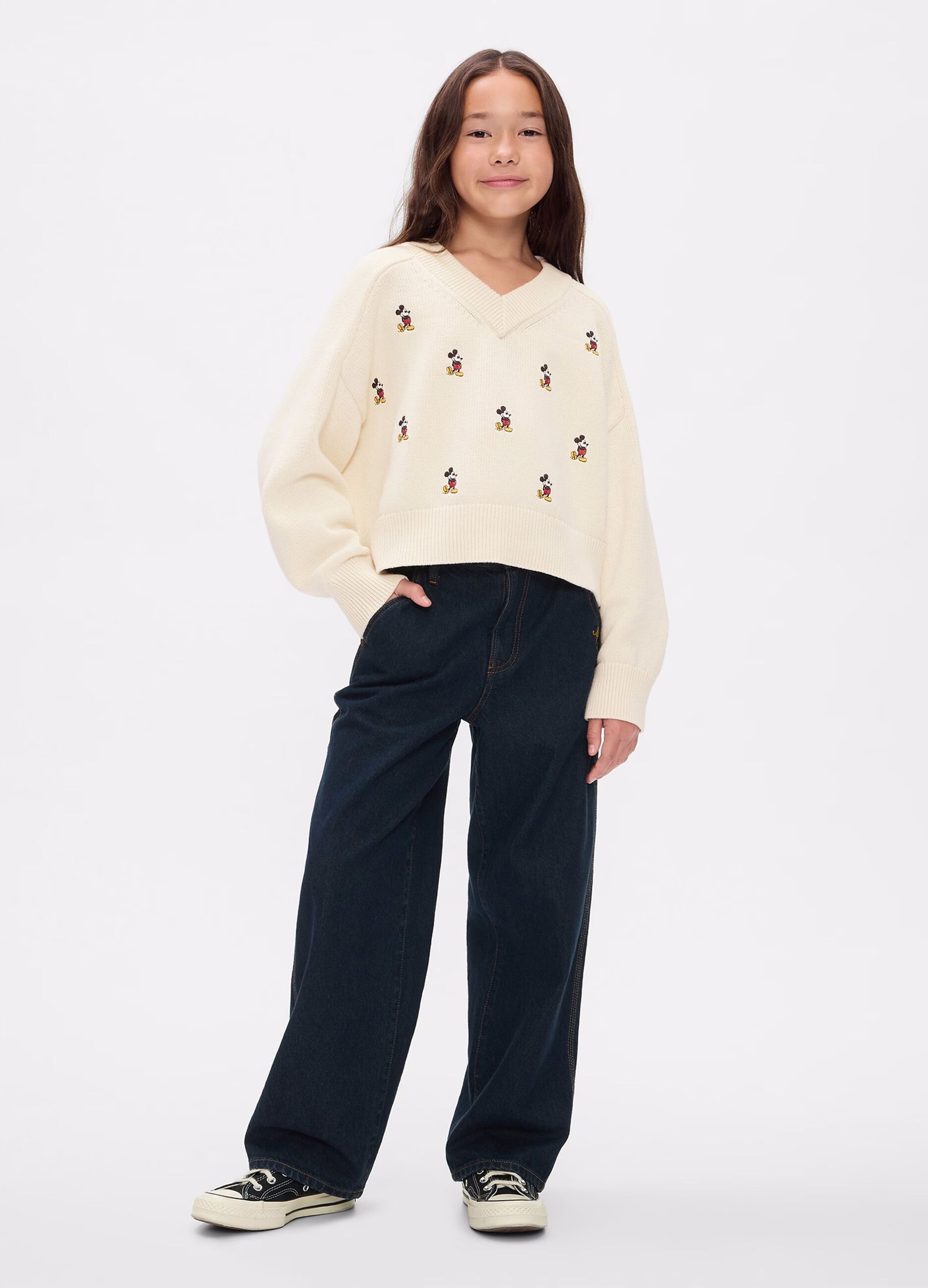 GAP x DISNEY Pullover con ricamo Topolino