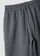 Grey wide-leg cotton-blend trousers with lurex_1