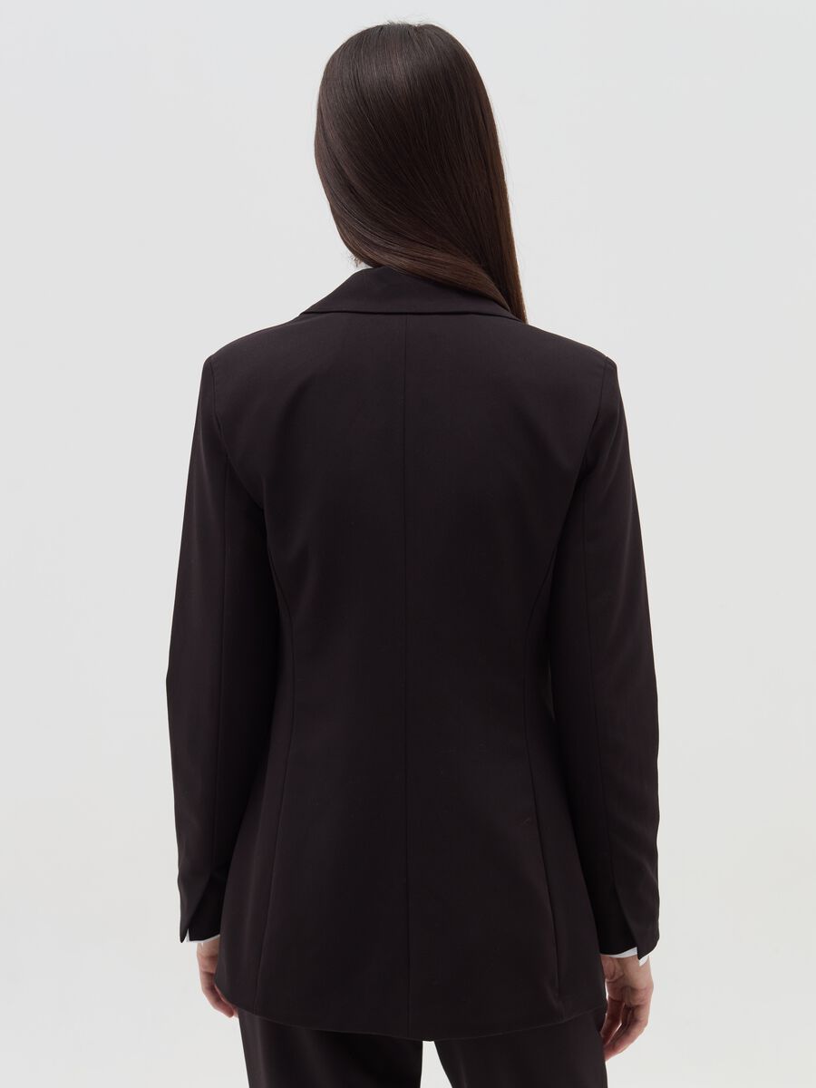 Blazer monopetto con bottone_2