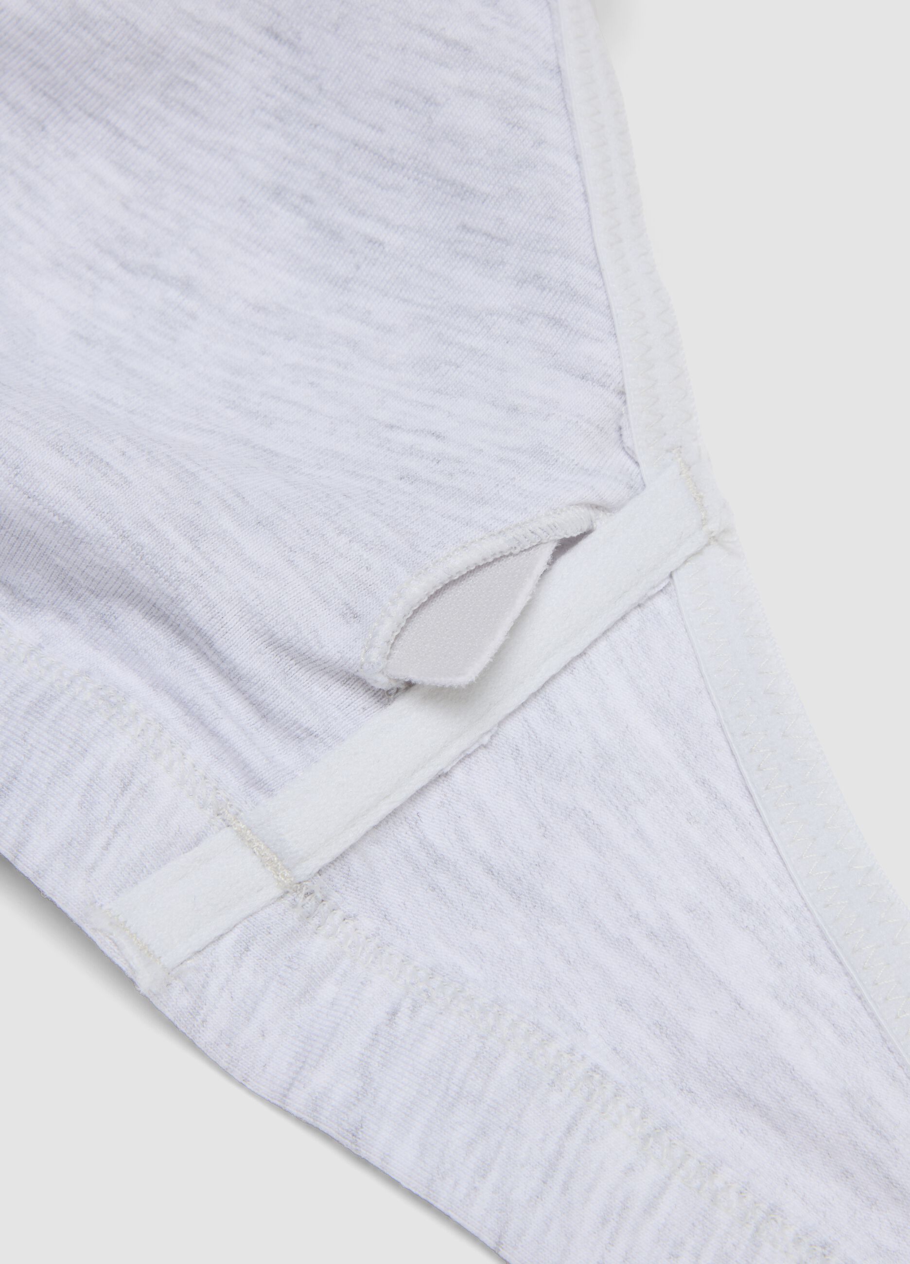 Reggiseno a triangolo grigio in cotone organico e viscosa elasticizzata