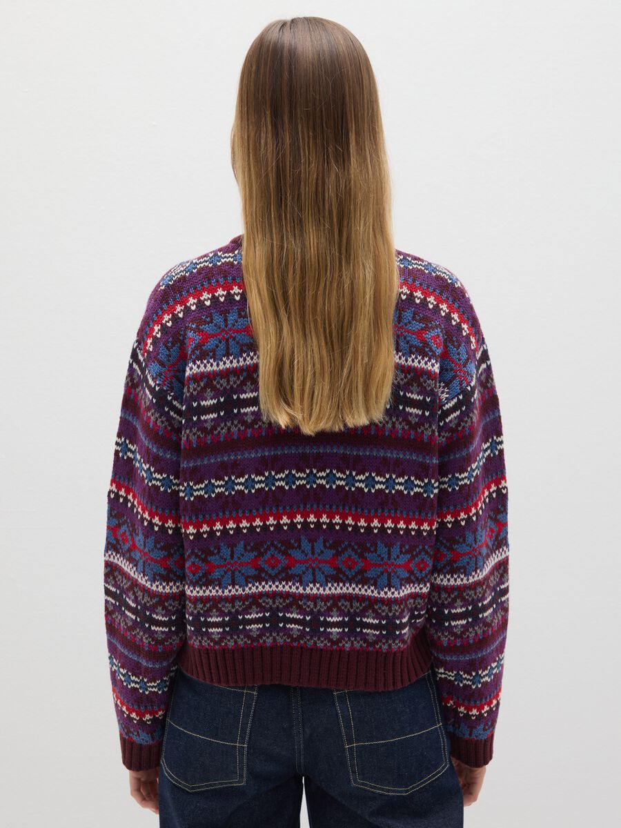 Multicolour round neck jumper_2