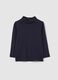 T-shirt with long sleeves and high neck_0
