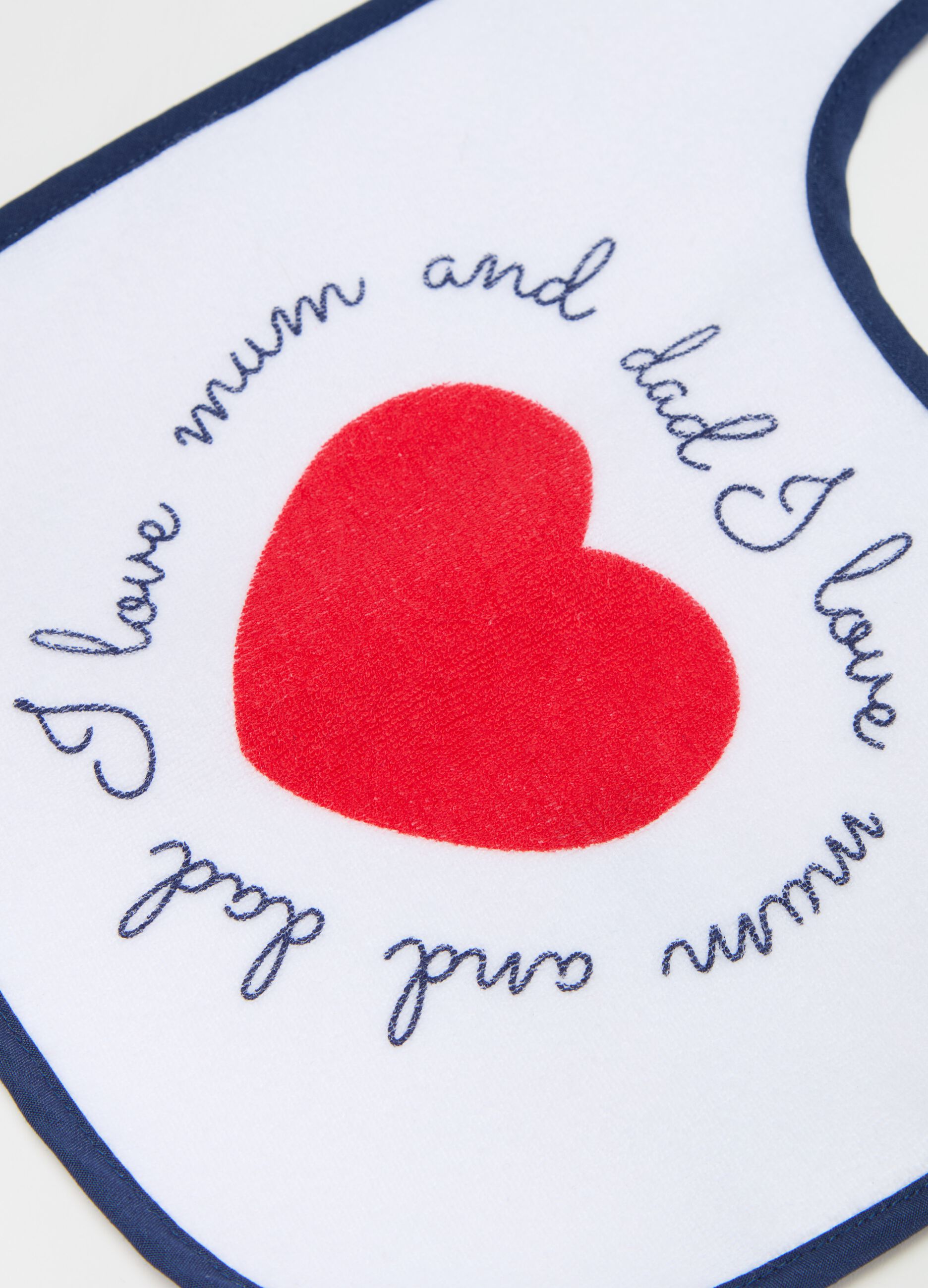 Two-pack I Love Mum & Dad bibs