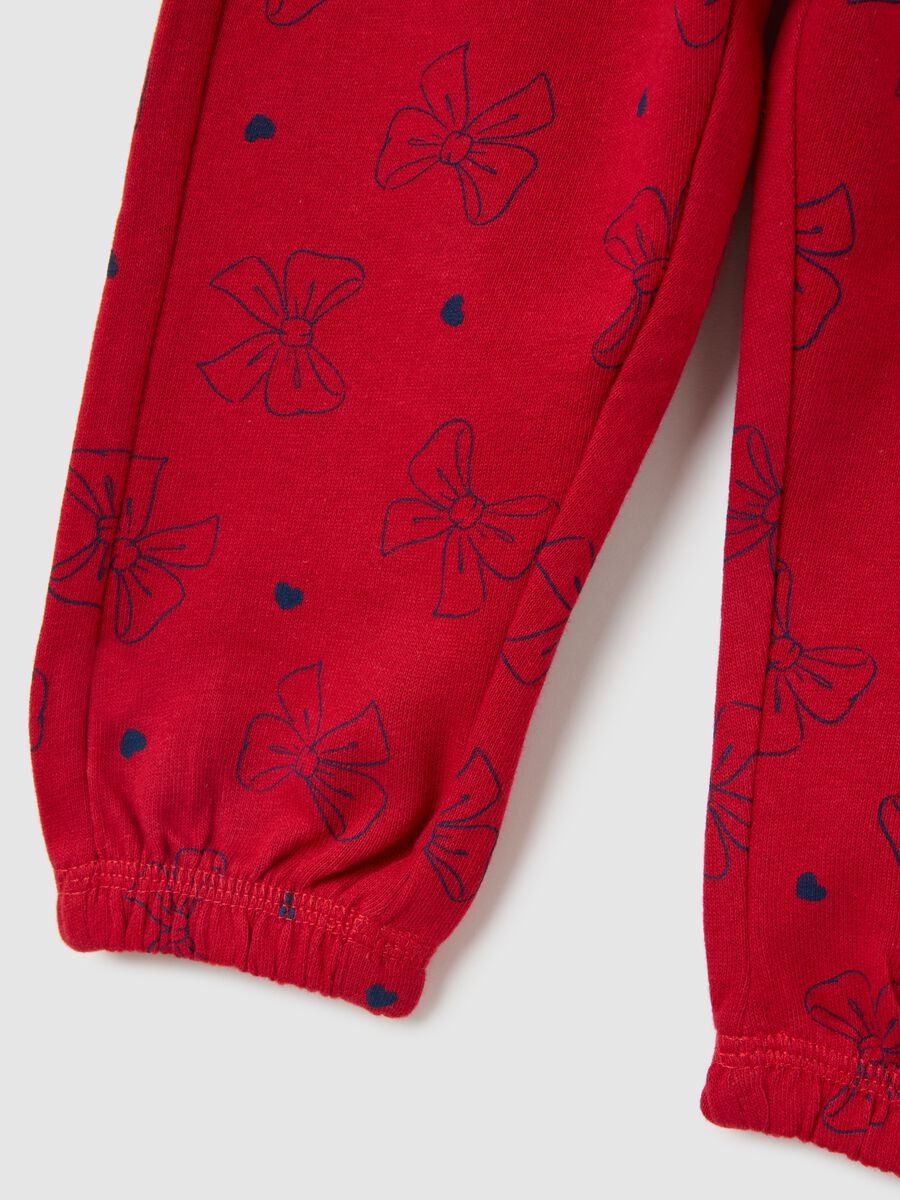 Girls' Pure Cotton Red Trousers_3