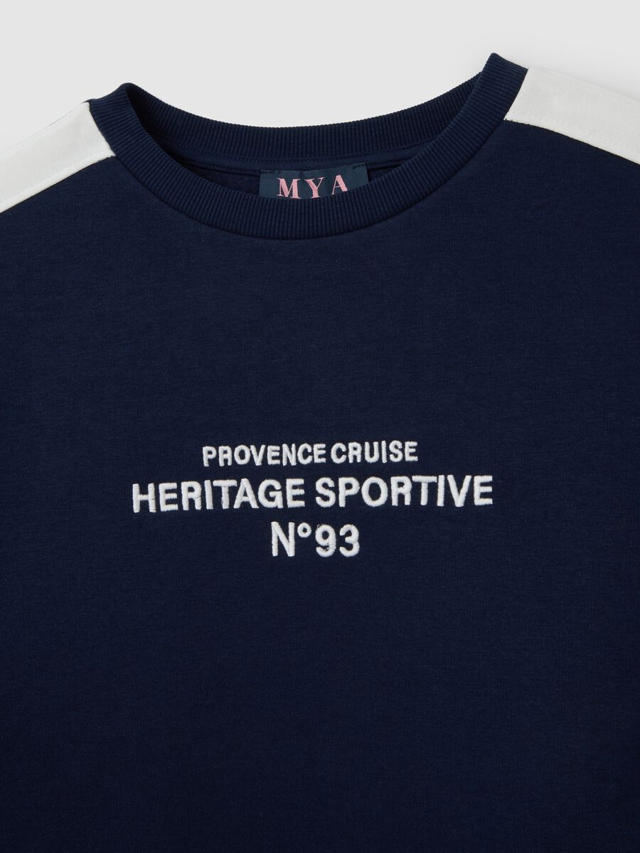 Multicoloured cotton blend sweatshirt with print_5