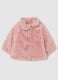 Baby Girl's Pink Padded Coat, Regular Fit_0