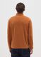 Brown fleece full-zip sweatshirt_2