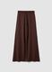 Brown baggy-fit pure cotton jogger trousers_4