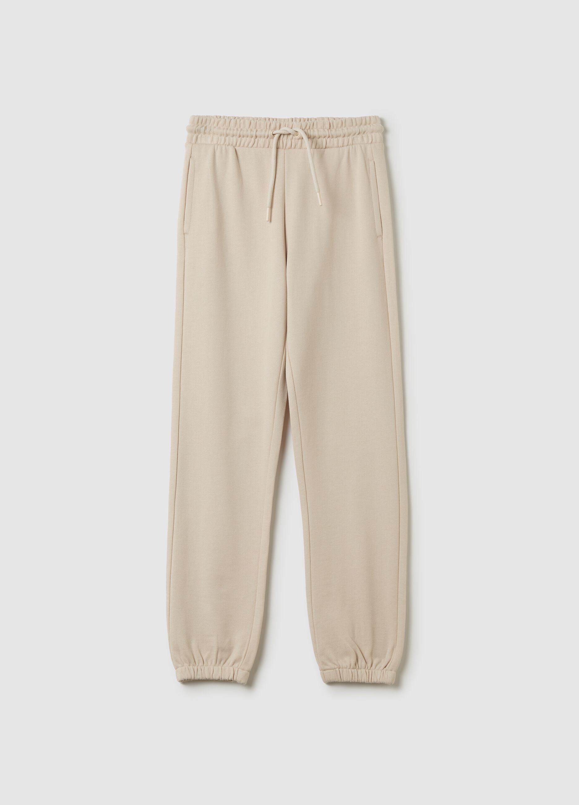 Essential joggers in fleece with drawstring