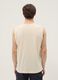 Beige pure cotton vest_3