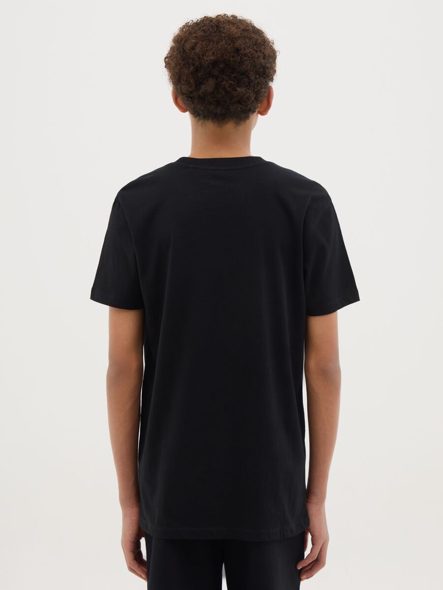 Cotton T-shirt with "TAKE THE RISK" print_2