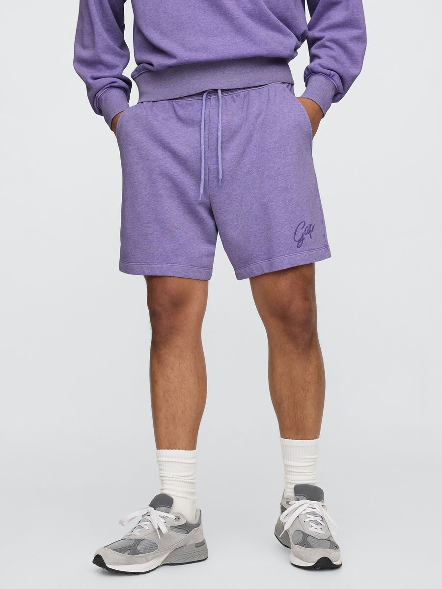 Shorts viola in misto cotone e poliestere Gap_1