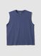 Blue Pure Cotton Vest_4